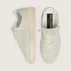 Women's Ball Star in light gray suede with star and glitter inserts