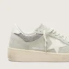 Women's Ball Star in light gray suede with star and glitter inserts