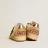 Women's Ball Star in nappa and suede with pony skin star and metallic heel tab