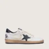 Women's Ball Star in nappa with black star and black heel tab