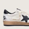 Women's Ball Star in nappa with black star and black heel tab