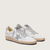 Women's Ball Star in nappa with silver glitter star and heel tab