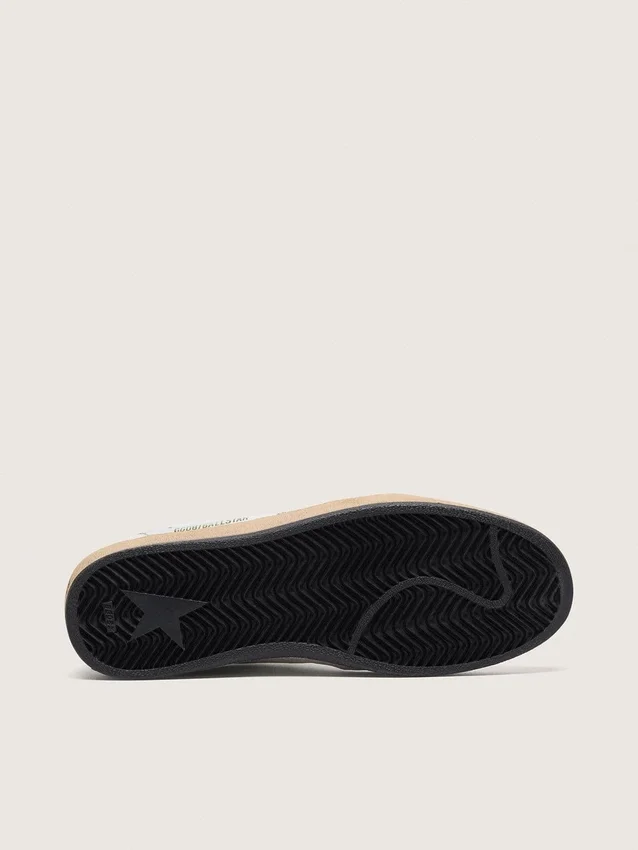 Women's Ball Star in nappa with silver glitter star and heel tab