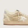 Women's Ball Star in suede and shearling with white patent leather star