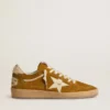 Women's Ball Star in suede with beige leather star and pony skin heel tab