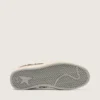 Women's Ball Star LAB in brown matelassé velvet with rhinestones and black leather star
