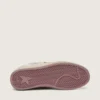 Women’s Ball Star LAB in white nylon and pony skin with silver star and lilac inserts