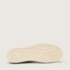 Women's Ball Star LTD in gray suede with blue star and cream-colored crochet inserts