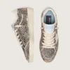 Women’s Ball Star LTD in leopard pony skin with cream leather star