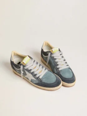 Women’s Ball Star LTD in light blue suede with milk-white leather star and heel tab