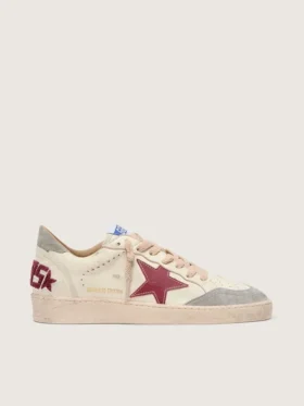 Women's Ball Star LTD in nappa with leather star and silver suede heel tab