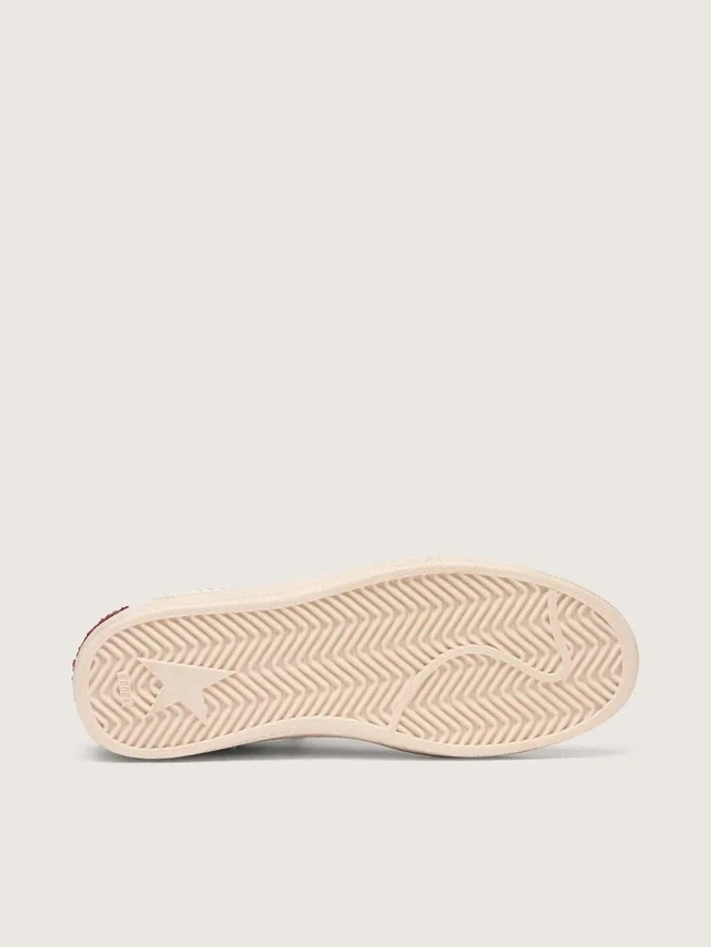 Women's Ball Star LTD in nappa with leather star and silver suede heel tab