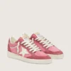 Women’s Ball Star LTD in pink suede with cream leather star and red suede inserts