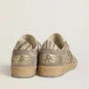 Women's Ball Star LTD in suede with metallic leather star and zebra pony skin heel tab