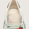 Women’s Ball Star LTD in white leather with green star and Skins