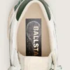 Women’s Ball Star LTD in white leather with green star and Skins