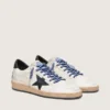 Women’s Ball Star LTD in white nappa leather with black leather star and heel tab
