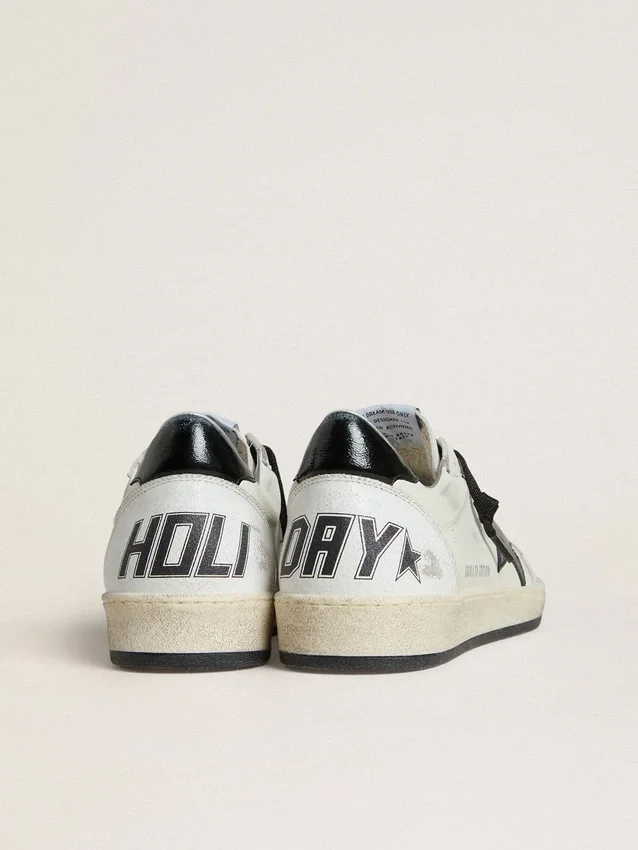 Men's Ball Star Wishes in nappa with black naplak star and heel tab