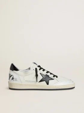 Women’s Ball Star Wishes in nappa with black naplak star and heel tab