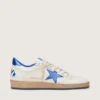 Women’s Ball Star Wishes in white nappa leather with bright blue star and heel tab