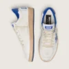 Women’s Ball Star Wishes in white nappa leather with bright blue star and heel tab