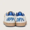 Women’s Ball Star Wishes in white nappa leather with bright blue star and heel tab