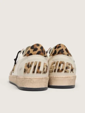 Men's Ball Star Wishes with suede star and leopard-print pony skin heel tab