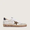 Women's Ball Star with leopard print pony skin star and black heel tab