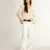 Women's Ball Star with leopard print pony skin star and black heel tab