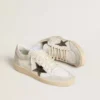 Women's Ball Star with metallic leather star and glossy leather heel tab