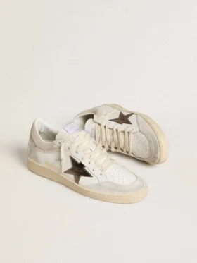 Women’s Ball Star with metallic leather star and glossy leather heel tab