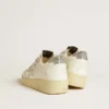 Women's Ball Star with silver leather star and silver glitter heel tab