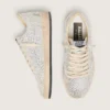 Women’s Ball Star with Swarovski crystals and gray suede star