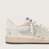 Women’s Ball Star with Swarovski crystals and gray suede star