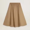 Women’s beige circle skirt