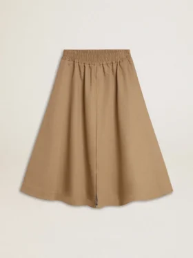 Women’s beige circle skirt