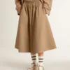 Women’s beige circle skirt