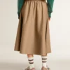 Women’s beige circle skirt