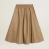 Women’s beige circle skirt