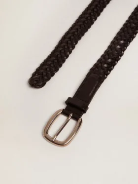 Women’s belt in black leather