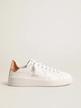 Women's bio-based Purestar with bronze metallic leather heel tab