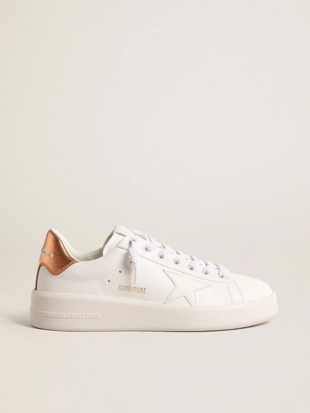 Women's bio-based Purestar with bronze metallic leather heel tab