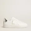 Women’s bio-based Purestar with white star and mirror-effect heel tab