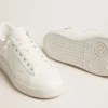 Women’s bio-based Purestar with white star and mirror-effect heel tab
