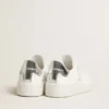 Women’s bio-based Purestar with white star and mirror-effect heel tab