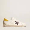 Women’s Bio-based Super-Star with red glitter star and leather heel tab