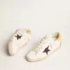 Women’s Bio-based Super-Star with red glitter star and leather heel tab