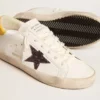 Women’s Bio-based Super-Star with red glitter star and leather heel tab