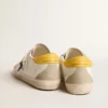 Women’s Bio-based Super-Star with red glitter star and leather heel tab