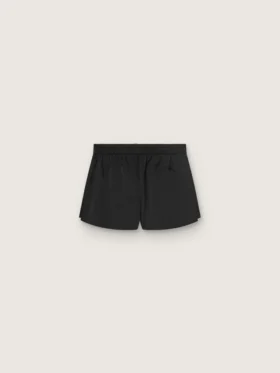 Women’s black double-layer sports shorts